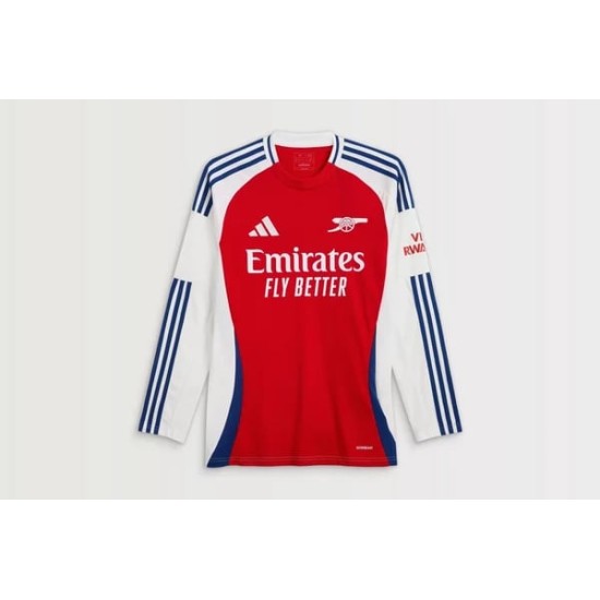 Men's Arsenal 2024/25 Home Long Sleeve Shirt Men's Arsenal 2024/25 Home Long Sleeve Shirt
