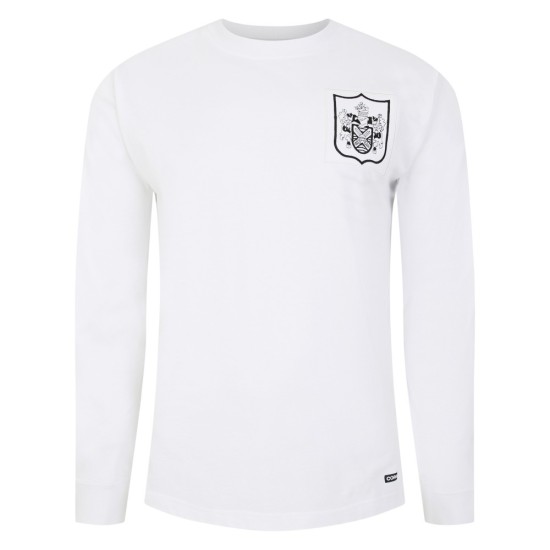 Men's Fulham 1966/67 Home Retro Long Sleeve Shirt #2