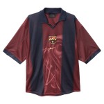 Men's FC Barcelona X TRAVIS SCOTT Retro 2000/01 Home Skeleton Shirt