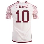 Cuauhtemoc Blanco #10 Mexico Away Jersey World Cup 2022