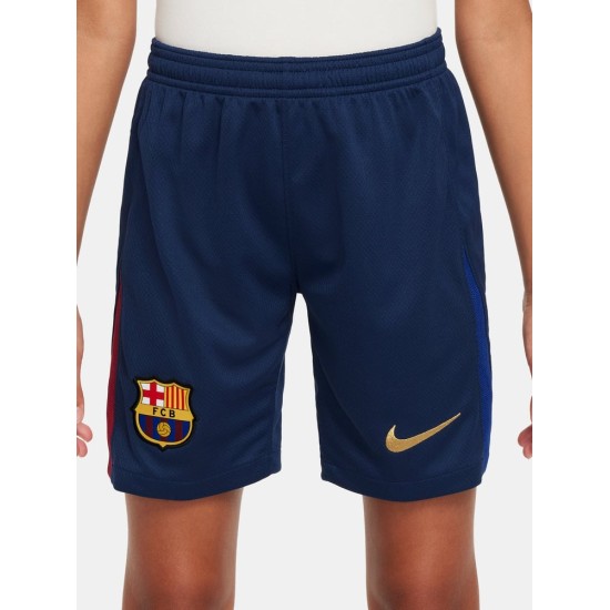 Kid's FC Barcelona 2024/25 Home Shorts Kid's FC Barcelona 2024/25 Home Shorts