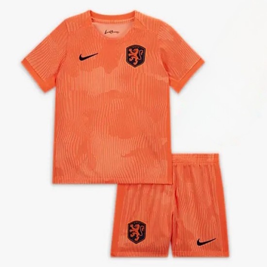 Kid's Netherlands Home Jersey+Shorts 23/24 Kid's Netherlands Home Jersey+Shorts 23/24