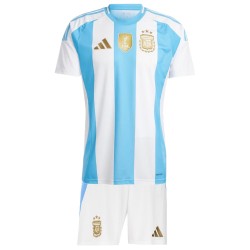 Kid's Argentina Home Jersey+Shorts Copa America 2024