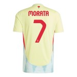 Alvaro Morata #7 Spain Away Jersey EURO 2024