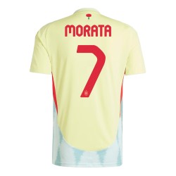 Alvaro Morata #7 Spain Away Jersey EURO 2024