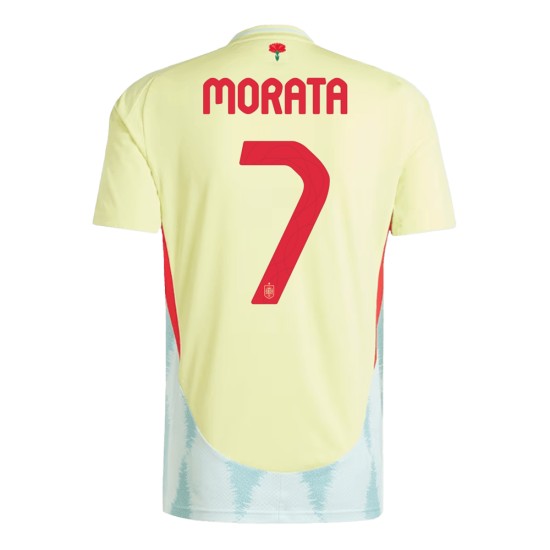 Alvaro Morata #7 Spain Away Jersey EURO 2024
