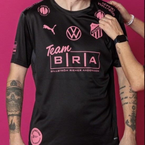 Kid's BK Häcken 2024 Third Pink October Shirt