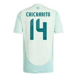 Javier Hernandez Chicharito #14 Mexico Away Jersey Copa America 2024