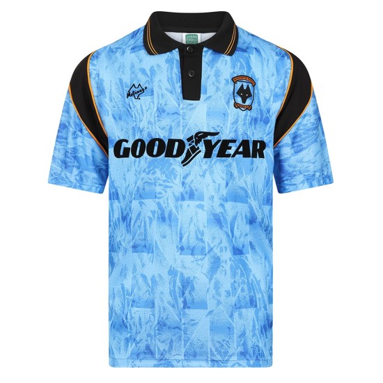 Kid's Wolverhampton Wanderers 1993 Away Retro Shirt