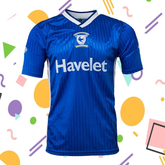 Kid's Cardiff City 1988 Home Retro Shirt