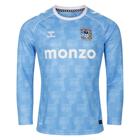 Women's Coventry City 2025/26 Home Long Sleeve Shirt Women's Coventry City 2025/26 Home Long Sleeve Shirt