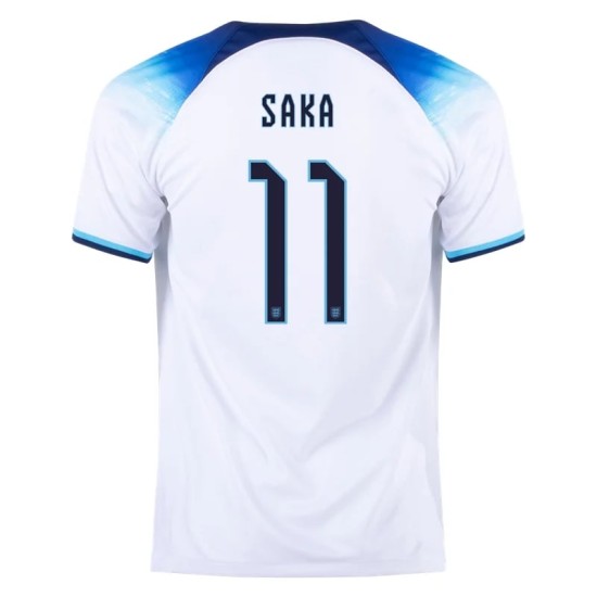 Bukayo Saka #11 England Home Jersey World Cup 2022 Bukayo Saka #11 England Home Jersey World Cup 2022