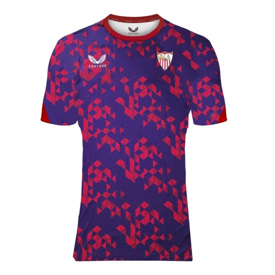 Kid's Sevilla FC 2024/25 Third Pre Match Shirt - Purple Kid's Sevilla FC 2024/25 Third Pre Match Shirt - Purple