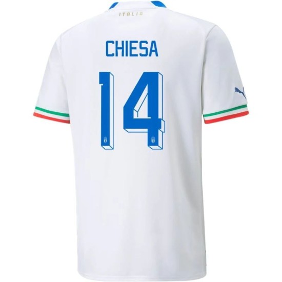 Federico Chiesa #14 Italy Away Jersey World Cup 2022 Federico Chiesa #14 Italy Away Jersey World Cup 2022