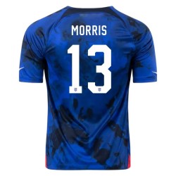 Jordan Morris #13 USMNT Away Jersey World Cup 2022