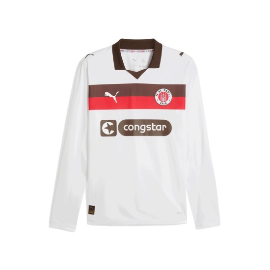 Women's FC St. Pauli 2025/26 Away Long Sleeve Shirt Women's FC St. Pauli 2025/26 Away Long Sleeve Shirt