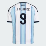 Kid's Argentina 2026 Home Authentic World Cup Shirt J. ALVAREZ #9 Kid's Argentina 2026 Home Authentic World Cup Shirt J. ALVAREZ #9