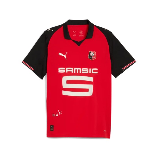 Kid's Rennes 2025/26 Home Shirt