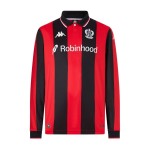 Women's OGC Nice 2025/26 Home Long Sleeve Shirt Women's OGC Nice 2025/26 Home Long Sleeve Shirt