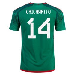 Javier Hernandez Chicharito #14 Mexico Home Jersey World Cup 2022
