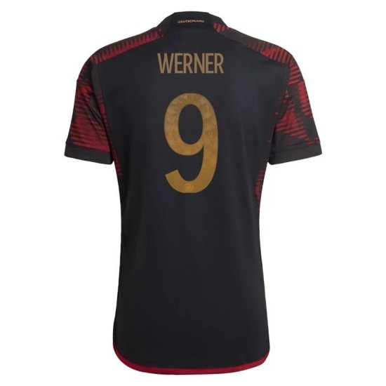 Timo Werner #9 Germany Away Jersey World Cup 2022 Timo Werner #9 Germany Away Jersey World Cup 2022