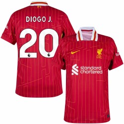 Men's Diogo Jota #20 Liverpool 2024/25 Home Shirt