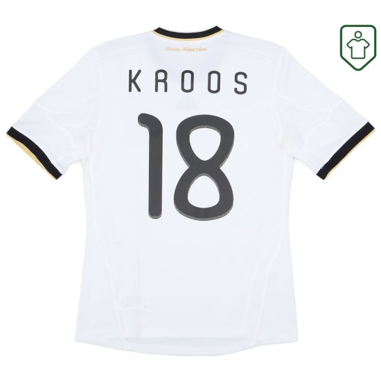 Men's Germany 2010/11 Home Retro Shirt Kroos #18