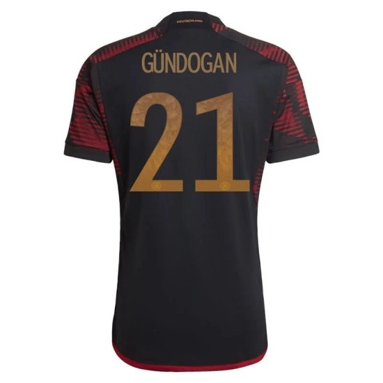 Ilkay Gundogan #21 Germany Away Jersey World Cup 2022 Ilkay Gundogan #21 Germany Away Jersey World Cup 2022