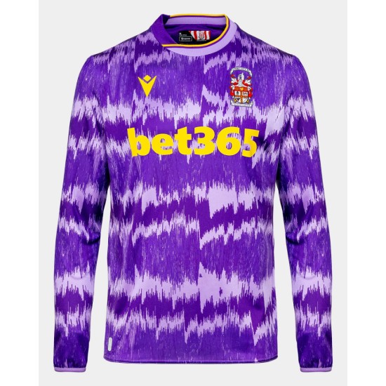 Kid's Stoke City 2025/26 Away Long Sleeve Shirt