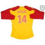 Men's RC Lens 2010/11 Home Retro Long Sleeve Shirt Varane #14