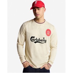 Kid's Liverpool 1996/97 Away Retro Long Sleeve Shirt