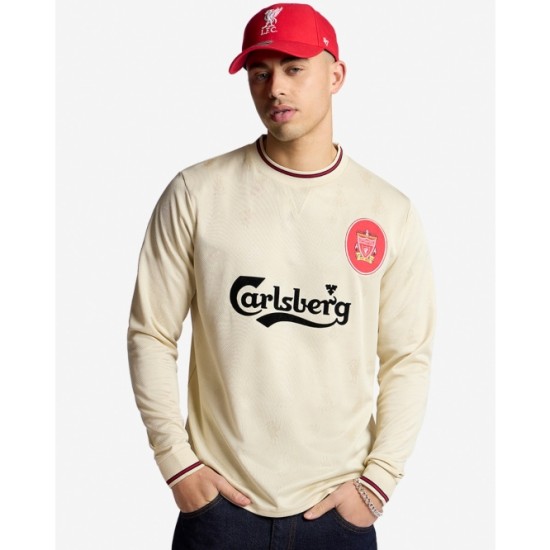 Men's Liverpool 1996/97 Away Retro Long Sleeve Shirt Men's Liverpool 1996/97 Away Retro Long Sleeve Shirt