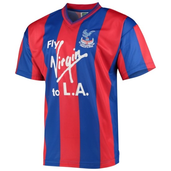 Men's Crystal Palace 1990 FA Cup Final Bukta Retro Shirt Men's Crystal Palace 1990 FA Cup Final Bukta Retro Shirt
