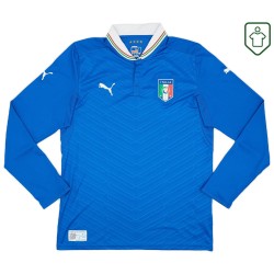 Men's Italy 2012/13 Home Retro Long Sleeve Shirt