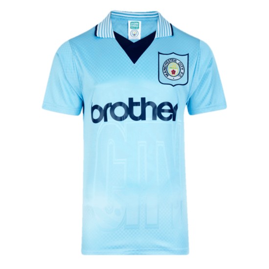 Men's Manchester City 1996 Home Retro Shirt Men's Manchester City 1996 Home Retro Shirt