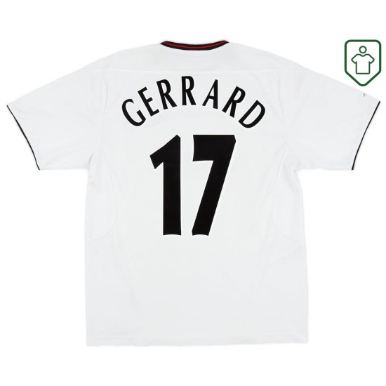 Men's Liverpool 2003/04 Away Retro Shirt Gerrard #17 Men's Liverpool 2003/04 Away Retro Shirt Gerrard #17