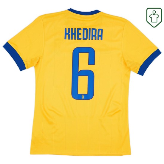 Men's Juventus 2017/18 Away Retro Shirt Khedira #6 Men's Juventus 2017/18 Away Retro Shirt Khedira #6
