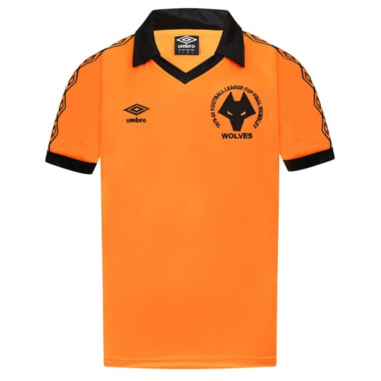 Men's Wolverhampton Wanderers 1980 Retro League Cup Final Shirt