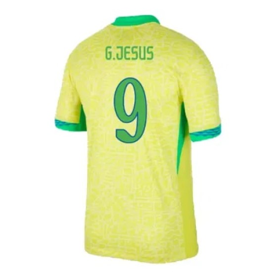 Men's G.JESUS Brazil 2024 Home Shirt Men's G.JESUS Brazil 2024 Home Shirt