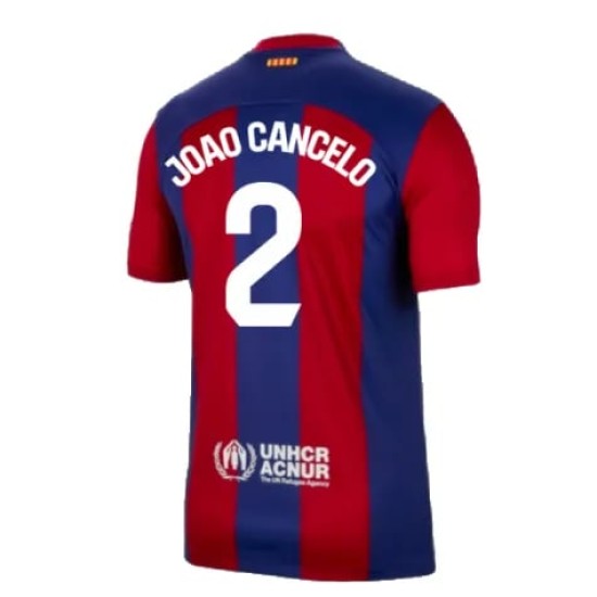 Women's JOAO CANCELO FC Barcelona 2023/24 Home Shirt