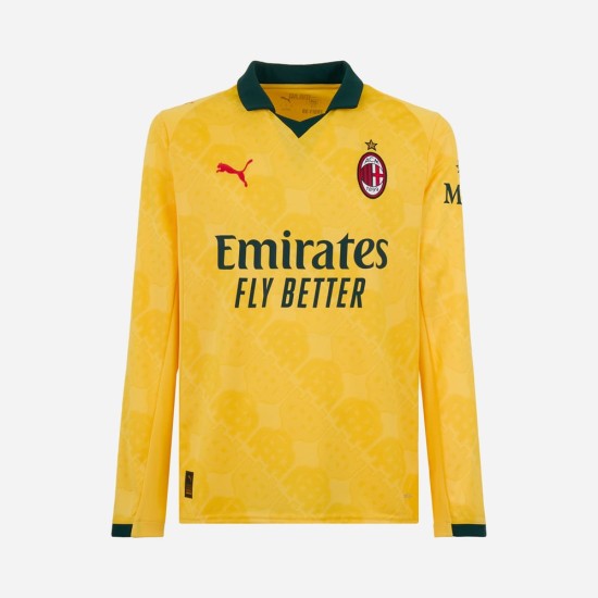 Men's Milan 2025/26 Third Long Sleeve Shirt Men's Milan 2025/26 Third Long Sleeve Shirt