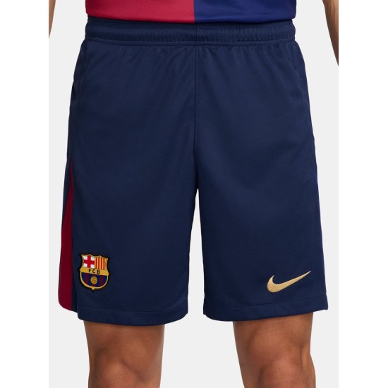 Men's FC Barcelona 2024/25 Home Shorts Men's FC Barcelona 2024/25 Home Shorts
