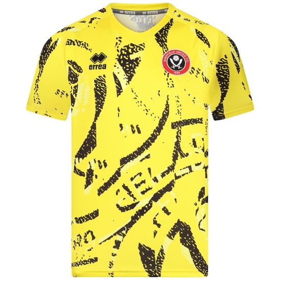 Kid's Sheffield United 2025/26 Third Warm Up Shirt - Yellow