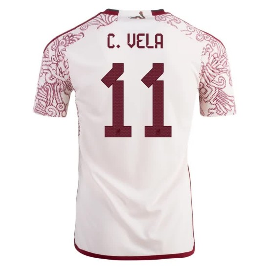 Carlos Vela #11 Mexico Away Jersey World Cup 2022