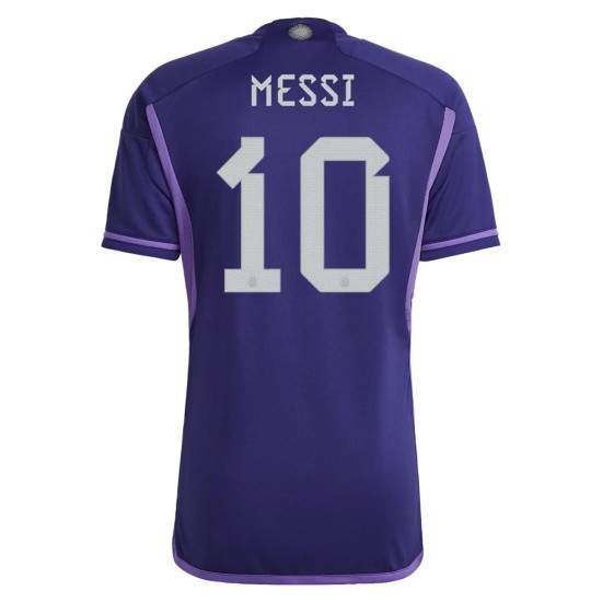 Lionel Messi #10 Argentina Away Jersey World Cup 2022