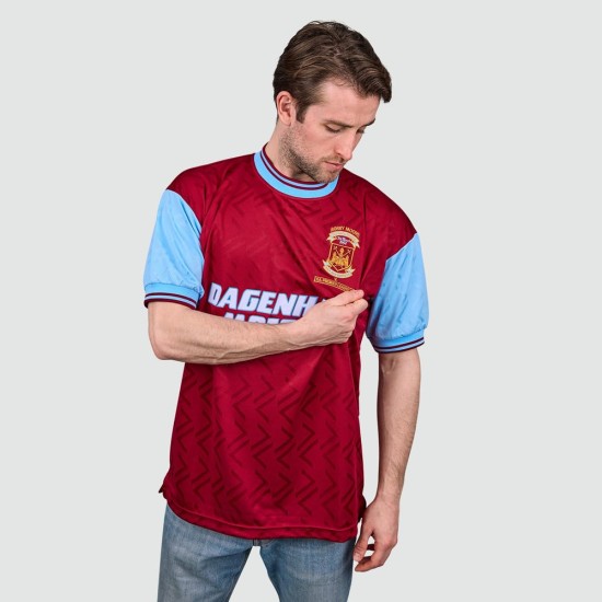 Kid's West Ham United 1994 Retro Bobby Moore Memorial Shirt Kid's West Ham United 1994 Retro Bobby Moore Memorial Shirt