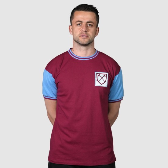 Kid's West Ham United 1966 Home Retro Shirt #6 Kid's West Ham United 1966 Home Retro Shirt #6