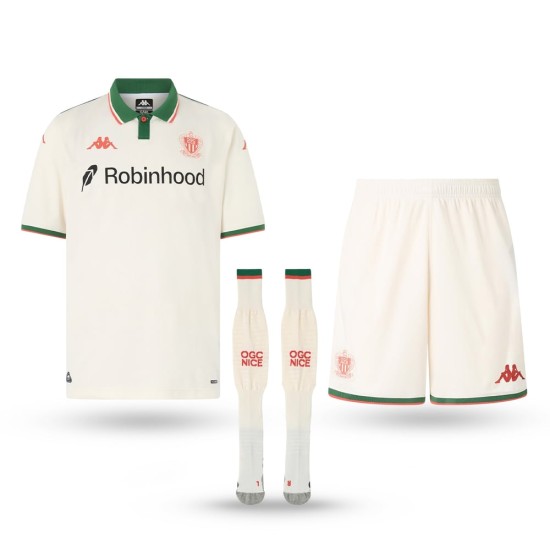 Kid's OGC Nice 2025/26 Away Kit Kid's OGC Nice 2025/26 Away Kit