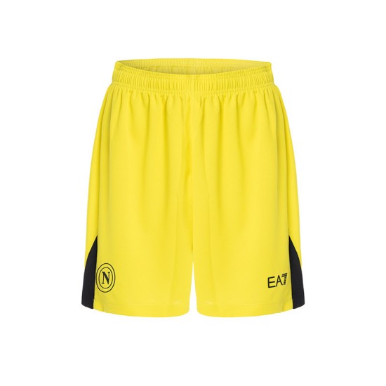 Women's Napoli 2024/25 Home Shorts - Yellow Women's Napoli 2024/25 Home Shorts - Yellow