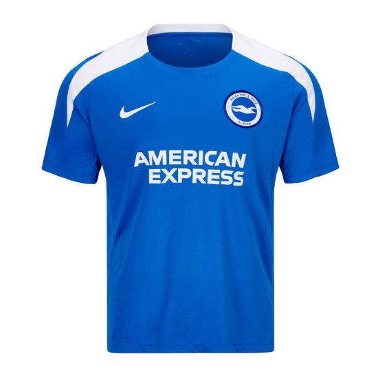 Kid's Brighton & Hove Albion 2024/25 Third Warm Up Shirt - Blue